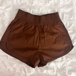 Victoria’s Secret Pink activewear brown shorts